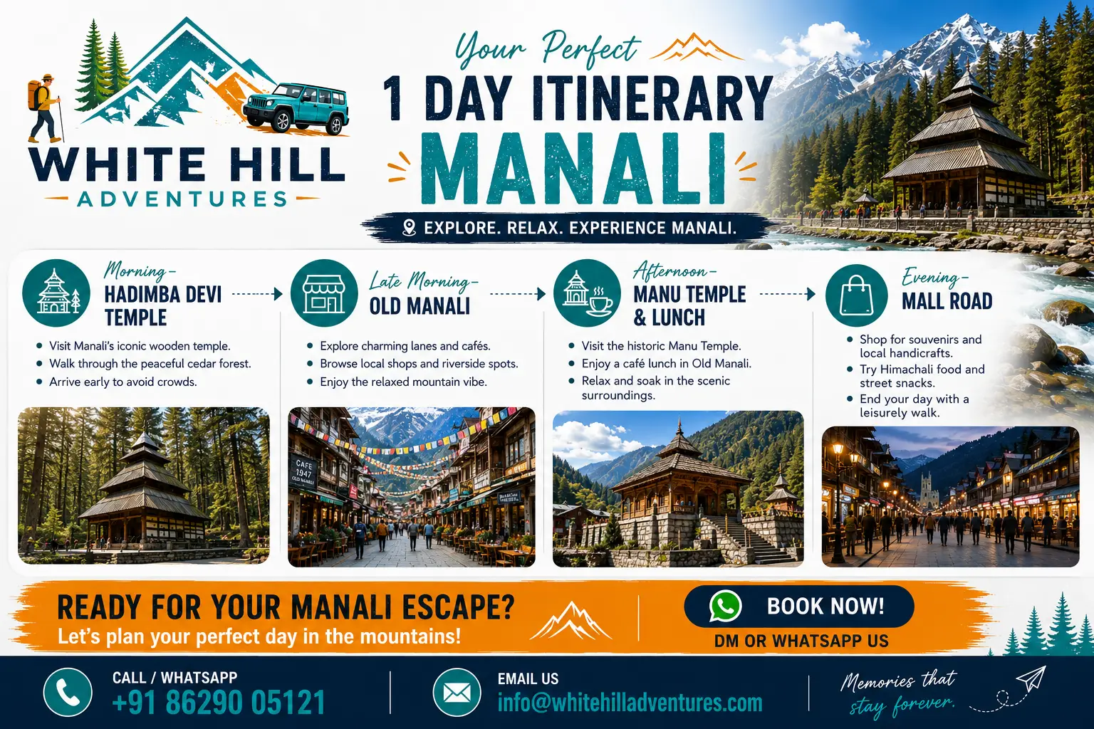 Day 1 Manali Itinerary