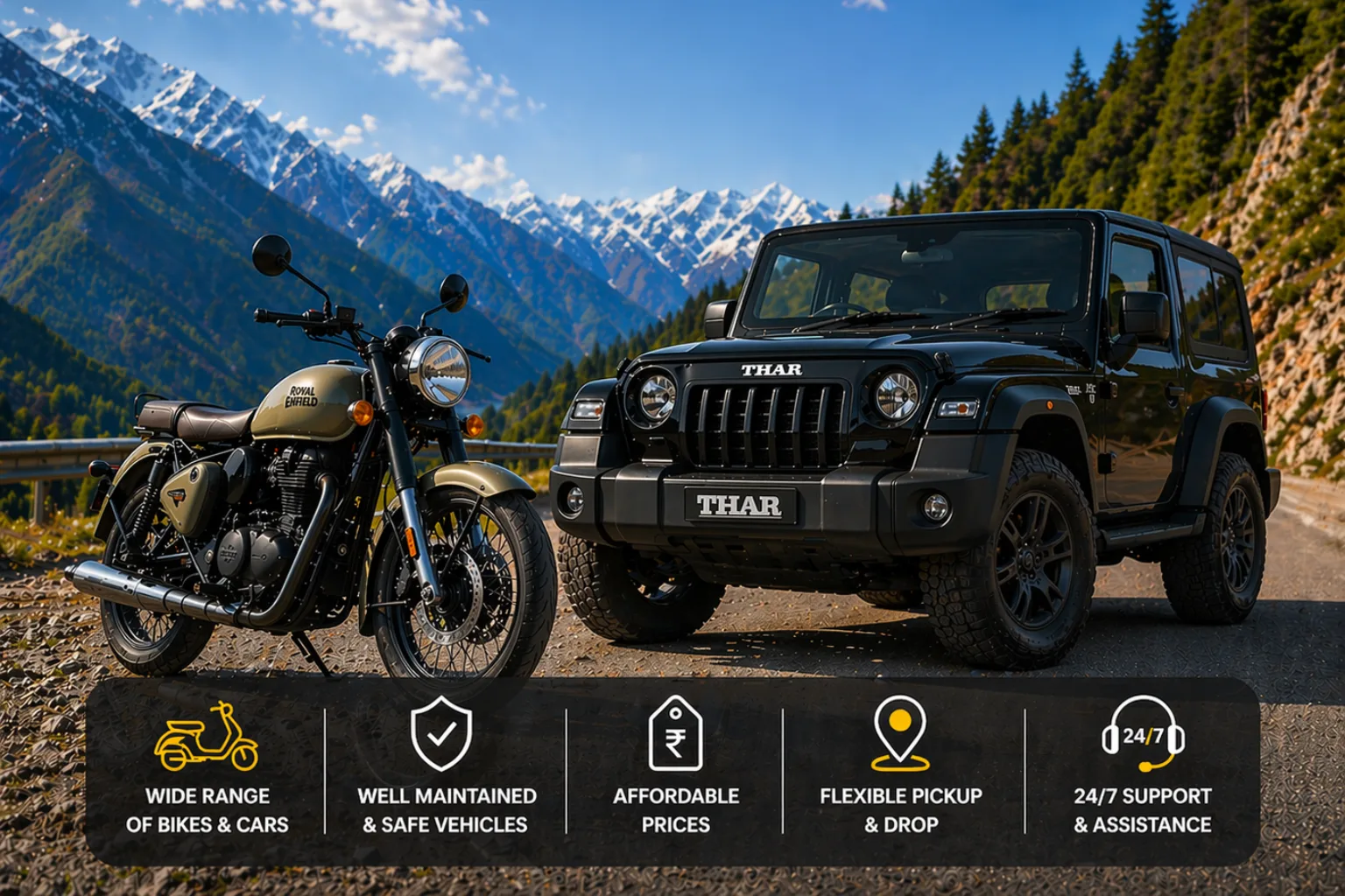 Bike & Car Rentals